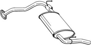 Bosal 278-603 - Zadný tlmič -