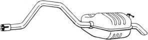 Bosal 278-857 - Zadný tlmič -
