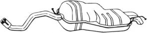 Bosal 279-107 - Zadný tlmič -