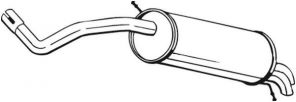 Bosal 279-537 - Zadný tlmič -