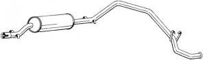 Bosal 284-497 - Zadný tlmič -