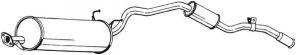 Bosal 286-233 - Zadný tlmič -