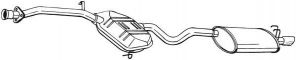 Bosal 287-219 - Zadný tlmič -