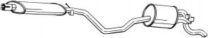 Bosal 287-257 - Zadný tlmič -