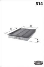 Mecafilter ELP 3956 - Vzduchový filter -