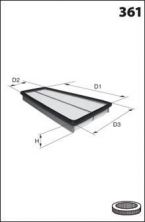 Mecafilter ELP 3907 - Vzduchový filter -