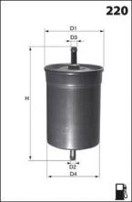Mecafilter ELE 6010 - Palivový filter