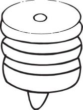 Bosal 255-001 - Gumový popruh