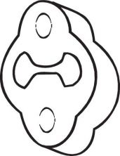 Bosal 255-009 - Gumový popruh