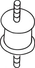 Bosal 255-038 - Gumový popruh