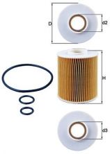 Knecht OX 163/4D - Olejový filter -