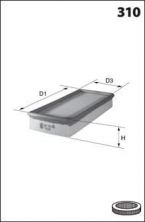 Mecafilter ELP 3670 - Vzduchový filter -