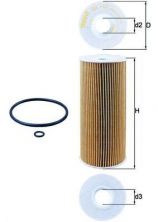 Knecht OX 143D - Olejový filter -