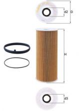 Knecht OX 381D - Olejový filter -