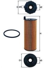 Knecht OX 196/1D - Olejový filter -
