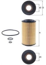Knecht OX 153D3 - Olejový filter -