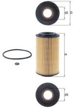 Knecht OX 153D1 - Olejový filter -