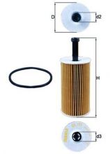 Knecht OX 193D - Olejový filter -