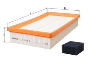 Knecht LX 798/1 - Vzduchový filter