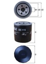 Knecht OC 115 - Olejový filter -