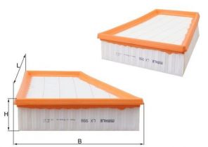 Knecht LX 998 - Vzduchový filter