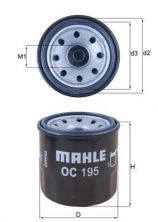 Knecht OC 195 - Olejový filter -