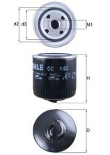 Knecht OC 145 - Olejový filter -
