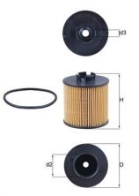 Knecht OX 341D - Olejový filter -