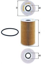 Knecht OX 128/1D - Olejový filter -