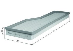 Knecht LX 582/1 - Vzduchový filter