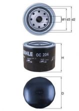 Knecht OC 204 - Olejový filter -