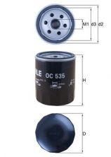 Knecht OC 535 - Olejový filter -