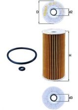 Knecht OX 201D - Olejový filter -