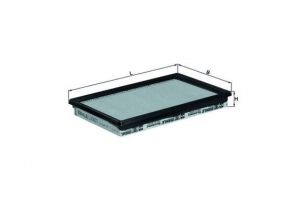 Knecht LX 307 - Vzduchový filter