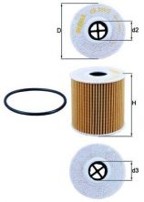 Knecht OX 339/2D - Olejový filter -