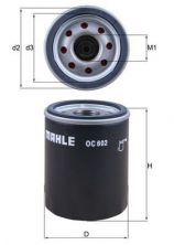 Knecht OC 602 - Olejový filter -