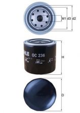 Knecht OC 236 - Olejový filter -