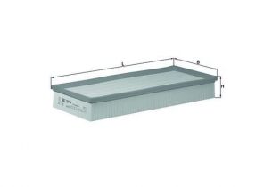 Knecht LX 792 - Vzduchový filter