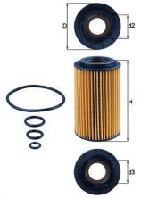 Knecht OX 153/7D - Olejový filter -