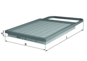 Knecht LX 1475 - Vzduchový filter