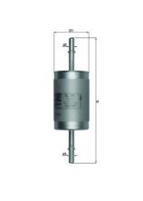 Knecht KL 181 - Palivový filter