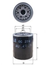 Knecht OC 274 - Olejový filter -