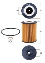 Knecht OX 367D - Olejový filter -