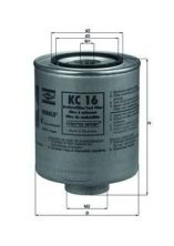 Knecht KC 16 - Palivový filter