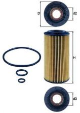 Knecht OX 179D - Olejový filter -