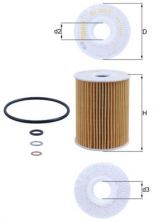 Knecht OX 355/3D - Olejový filter -