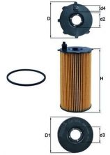 Knecht OX 354D - Olejový filter -