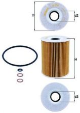 Knecht OX 254D2 - Olejový filter -