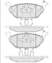 Icer 181338 - Brzdové platničky