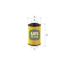 UFI 25.054.00 - Olejový filter -